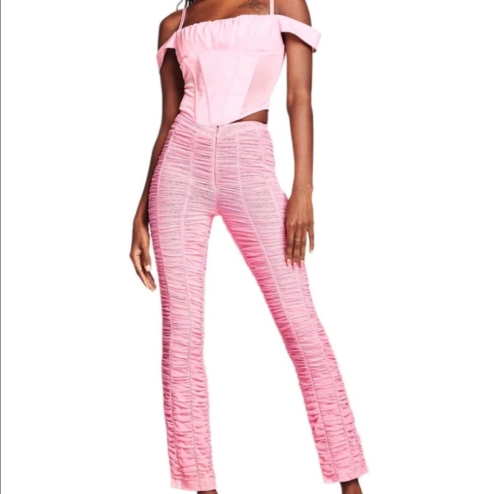 I.AM.GIA Pink Ribbed Leggings - Picture 6 of 10